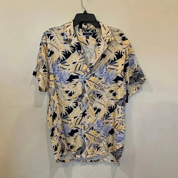 Mens Club Room Silk Blend Button Down M NWT - B5 - Picture 2 of 6